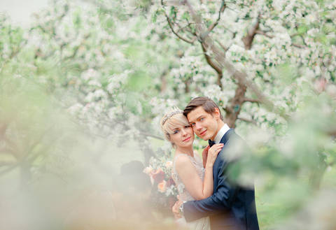 Apple blossom: весенняя свадьба Ирины и Андрея