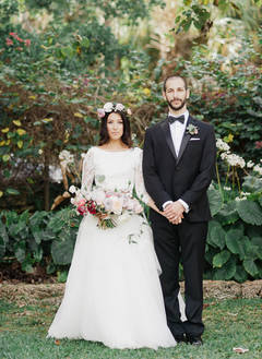 Бритни и Алекс: богемная свадьба в саду