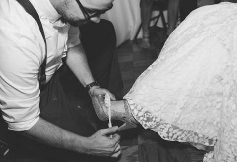 Джошуа и Дженна: творческая свадьба в стиле шебби-шик