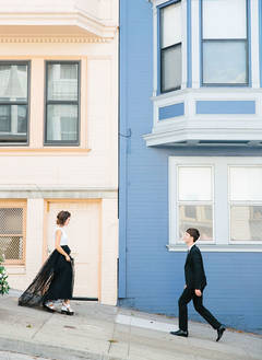 Эмма и Бубба: стильная и современная весенняя свадьба на крыше