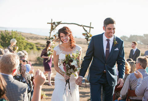 Эрика и Джедидах: свадьба ручной работы на побережье