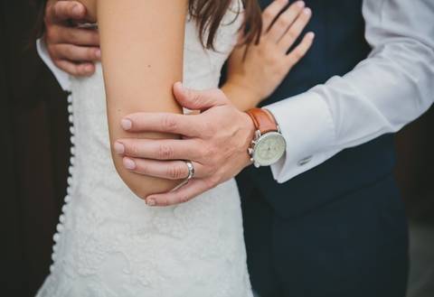 Эшли и Эми: стильная летняя свадьба в пастельных оттенках