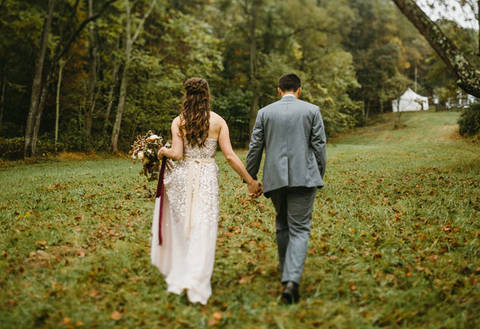 Кевин и Джули: осенняя свадьба в горах