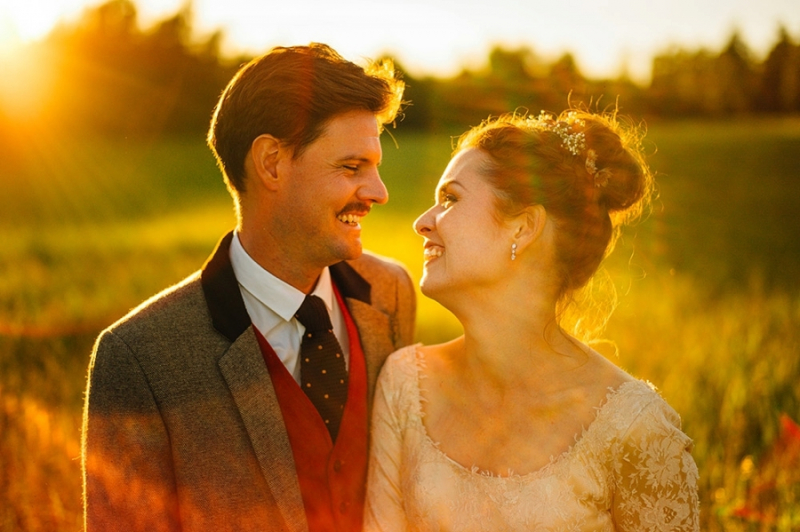 Роман и Эрика: шведская свадьба в амбаре