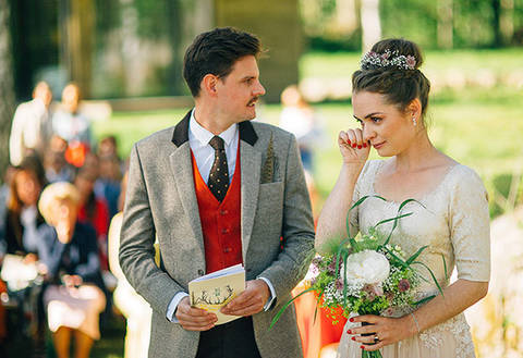 Роман и Эрика: шведская свадьба в амбаре