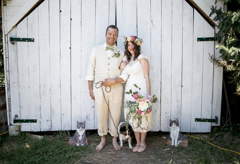 Таня и Браден: свадьба ручной работы на ферме
