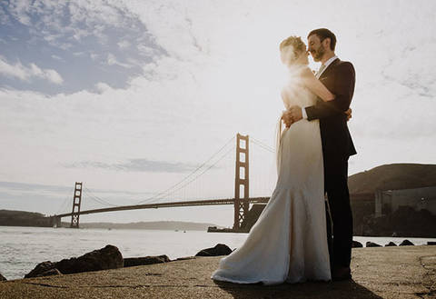 Уитни и Кевин: ретро-свадьба у моста